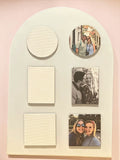 Personalized Photo Fridge Magnets- Textured Ink