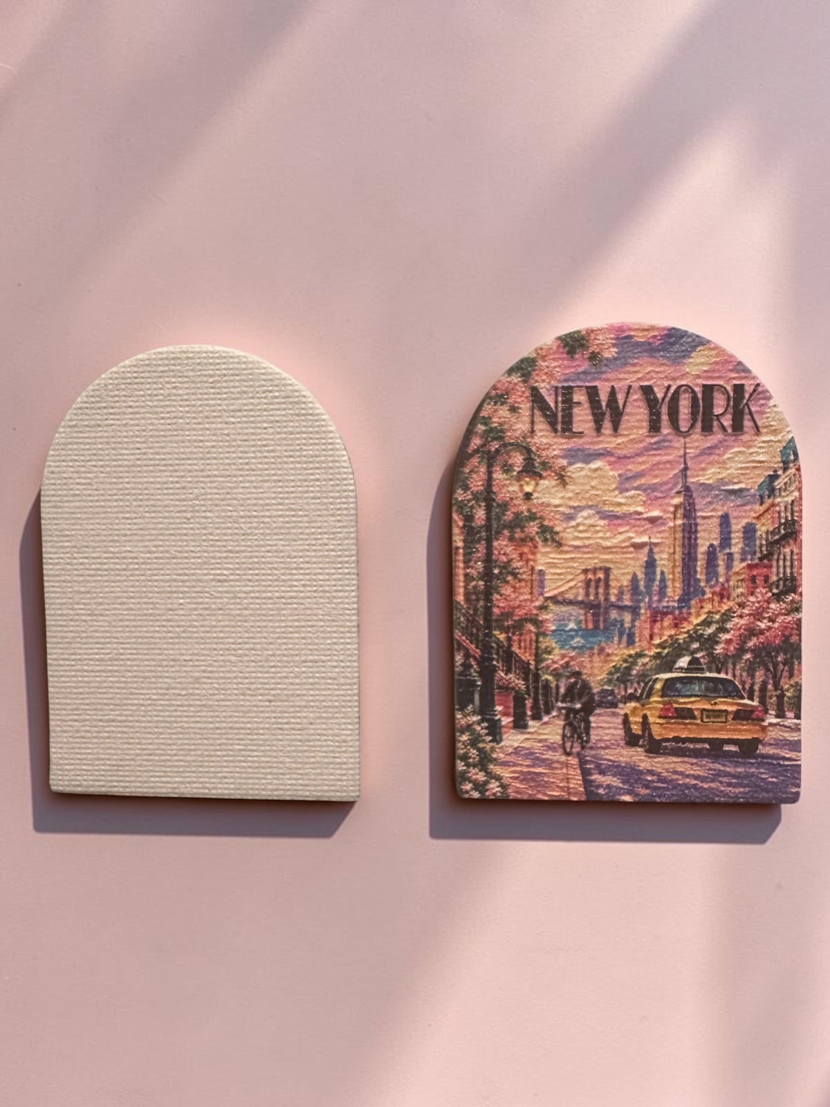 3D Textured City Fridge Magnets