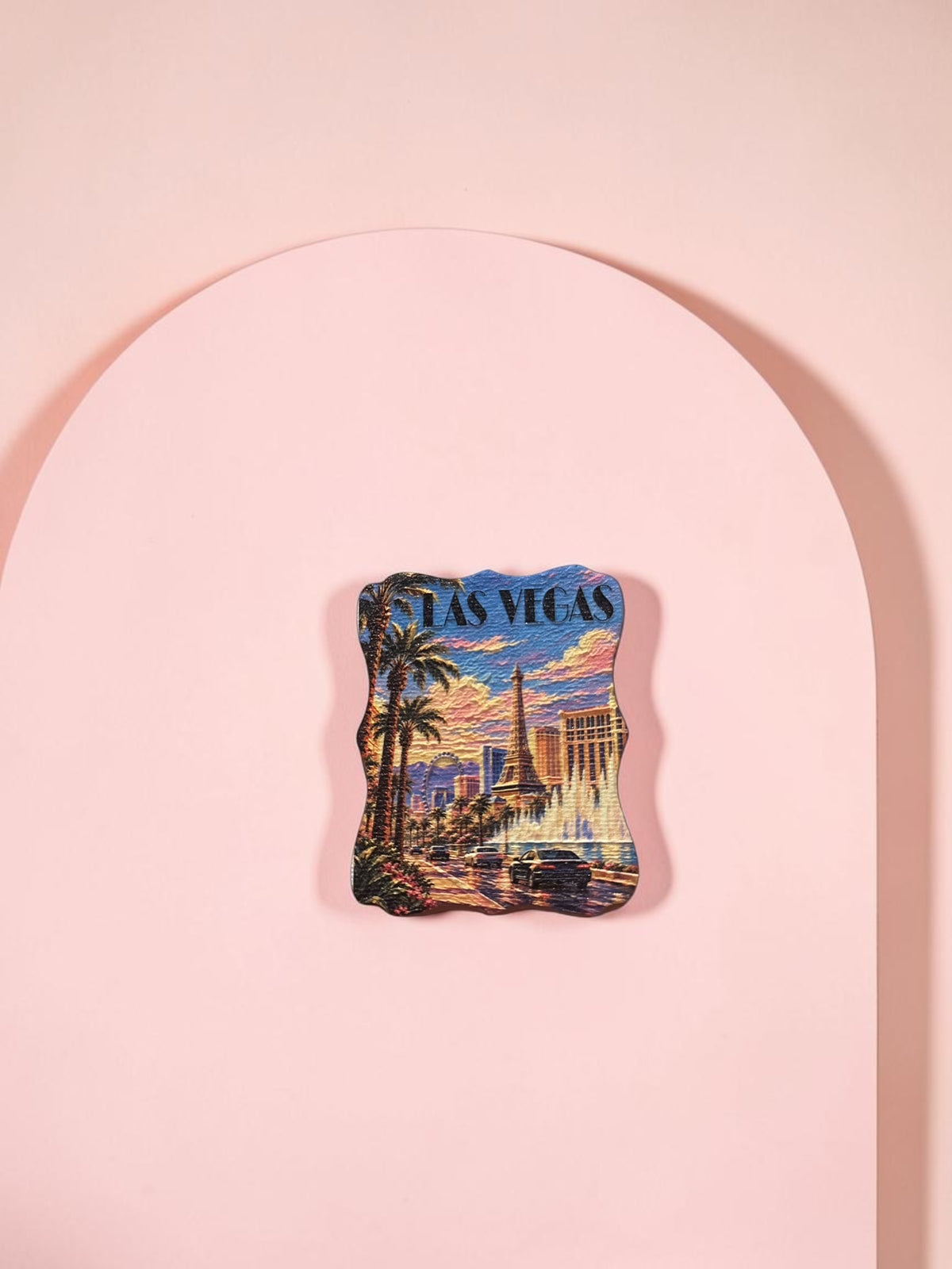 3D Textured City Fridge Magnets