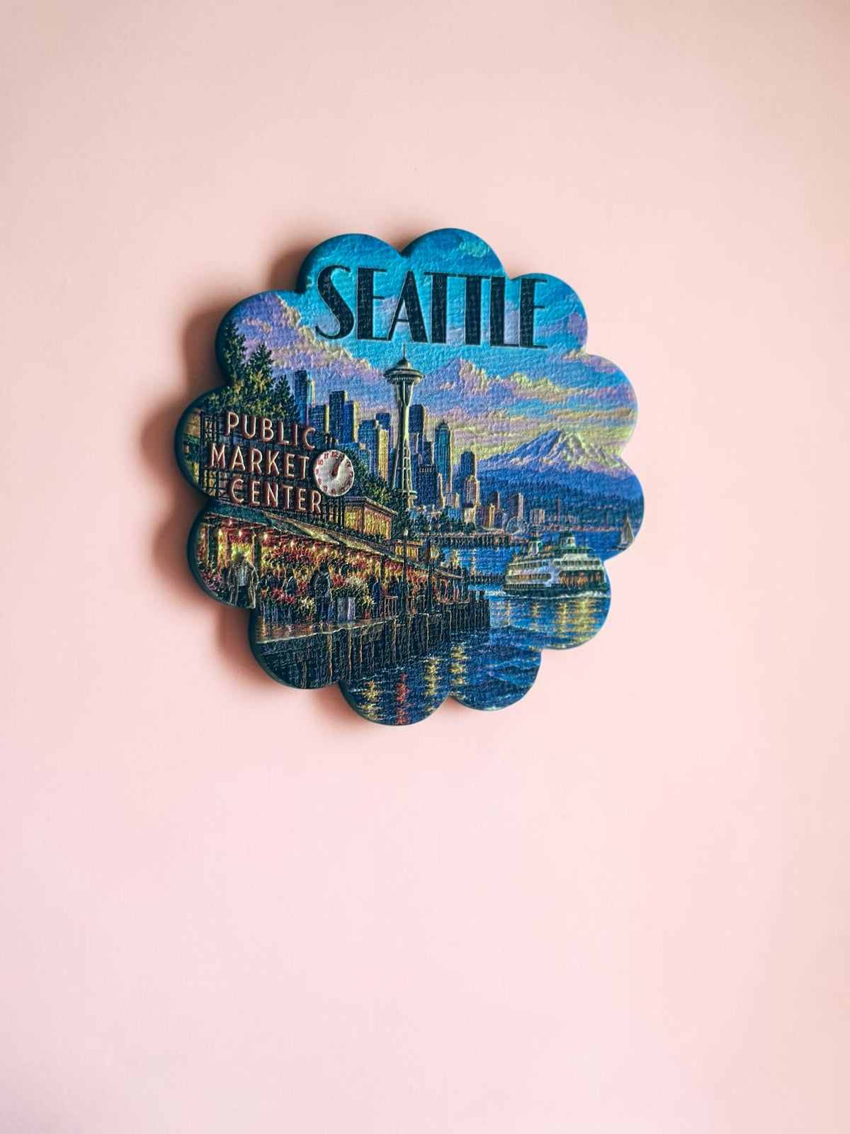 3D Textured City Fridge Magnets