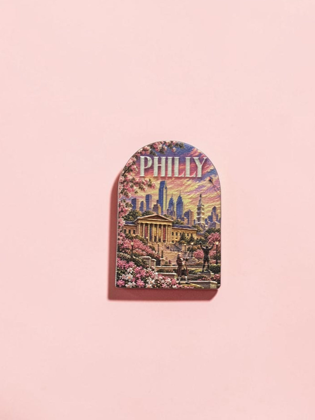 3D Textured City Fridge Magnets